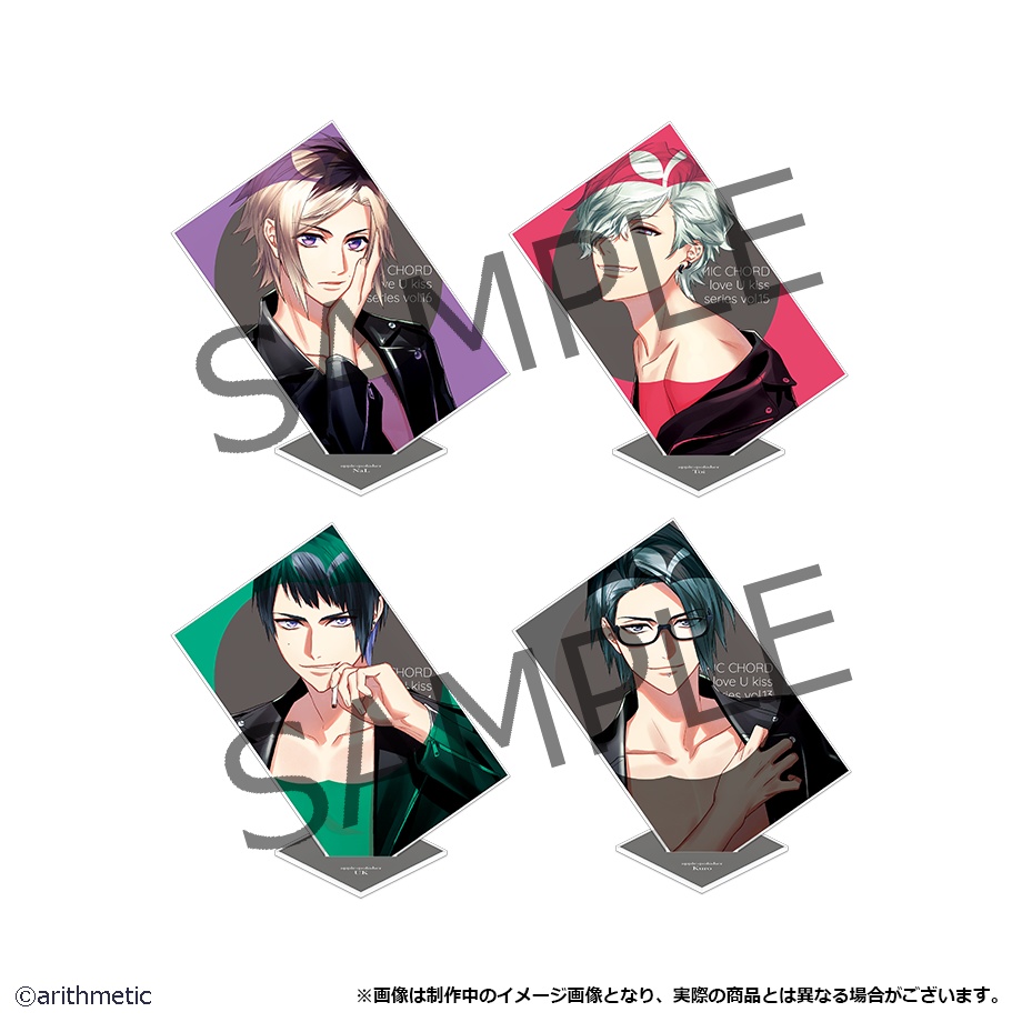 【一般販売】honeybee 15th Anniversary DYNAMIC CHORD カード型アクリルスタンド love U kiss  series