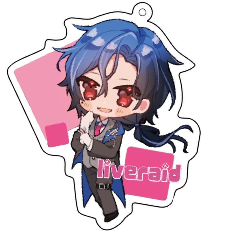 【コラボカフェ】アクリルキーホルダー_鶫梨斗
