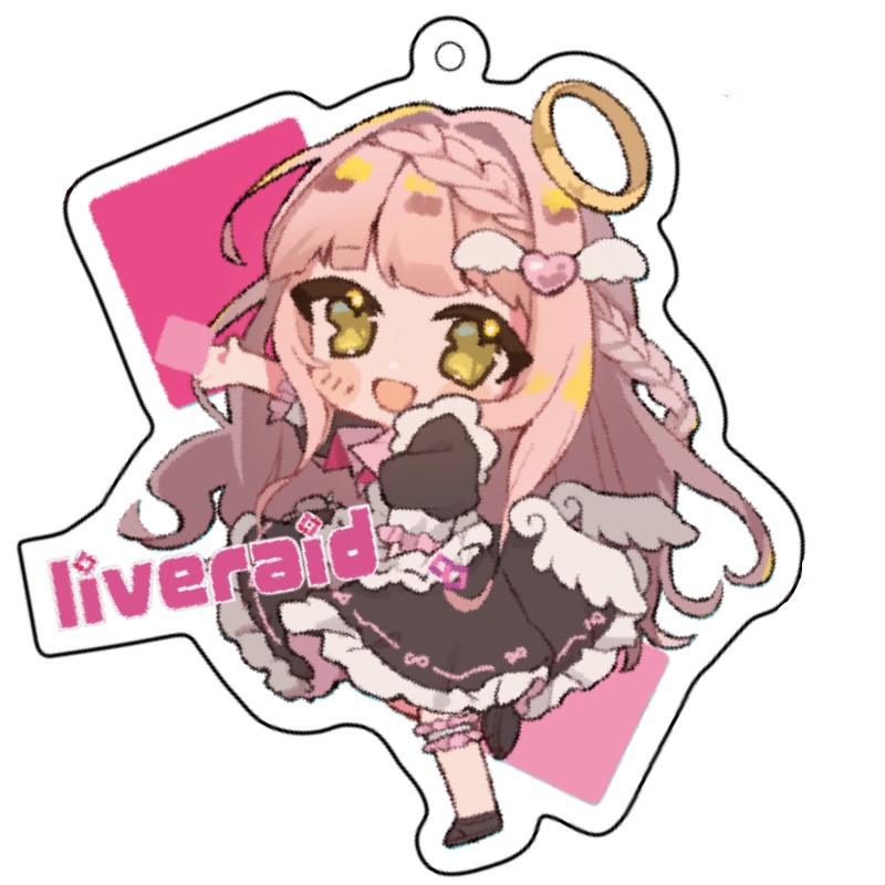 【コラボカフェ】アクリルキーホルダー_白羽ねね