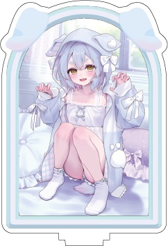 【描き下ろし】背景つきアクスタ_狛音わおん