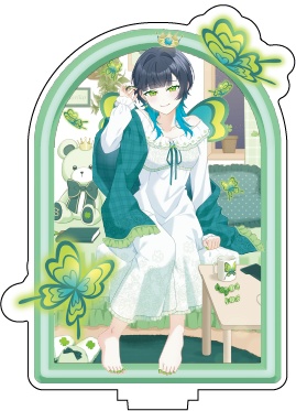【描き下ろし】背景つきアクスタ_咲顔栞子