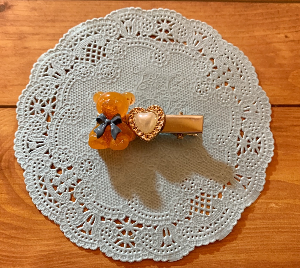 ぬいぐるみ用 ヘアクリップ