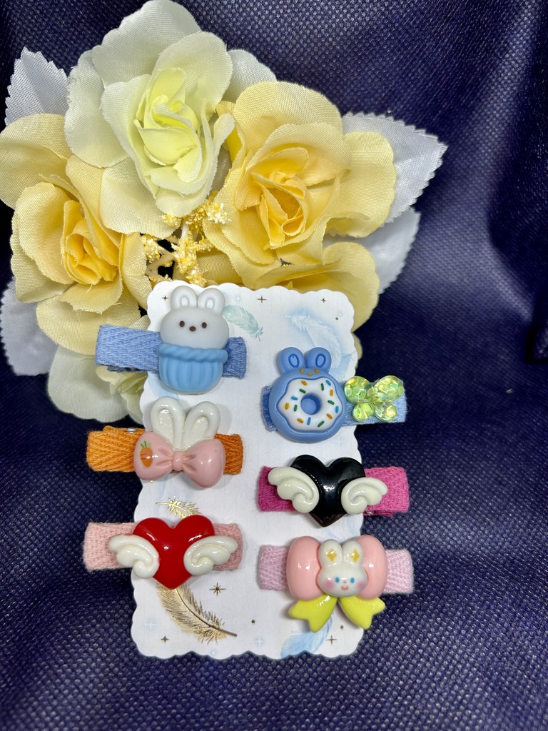 ☆ぬいぐるみ用☆小物 ヘアピン ヘアクリップ 