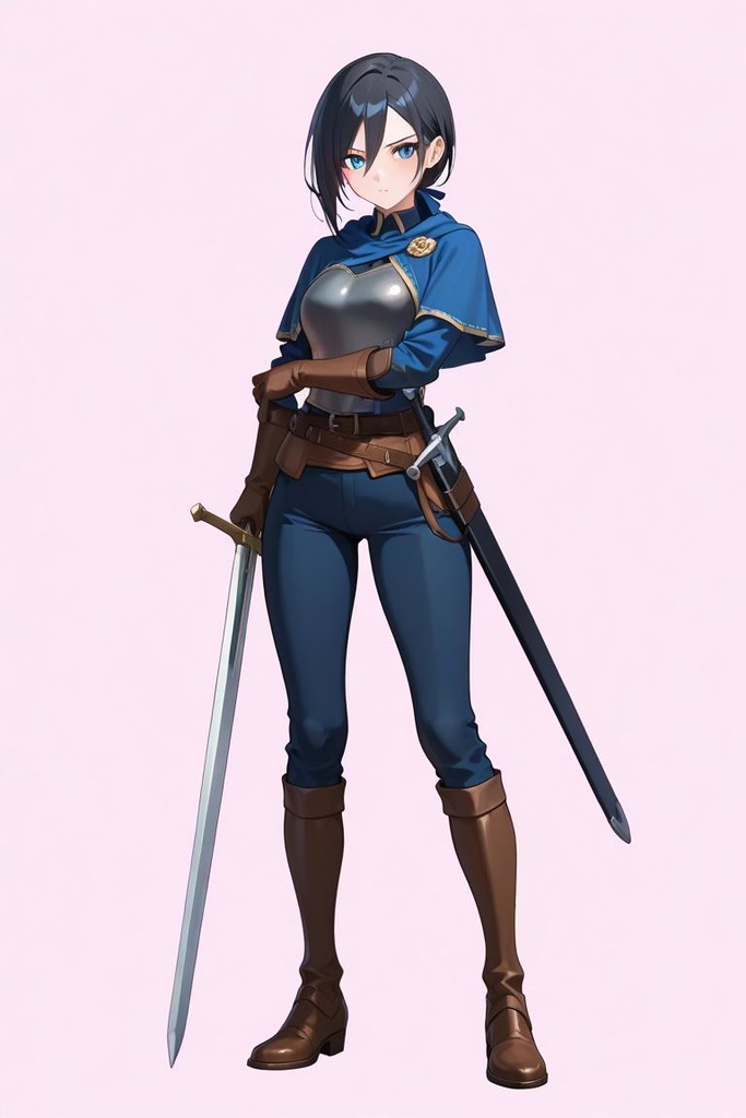 黒髪な女剣士（騎士）さん