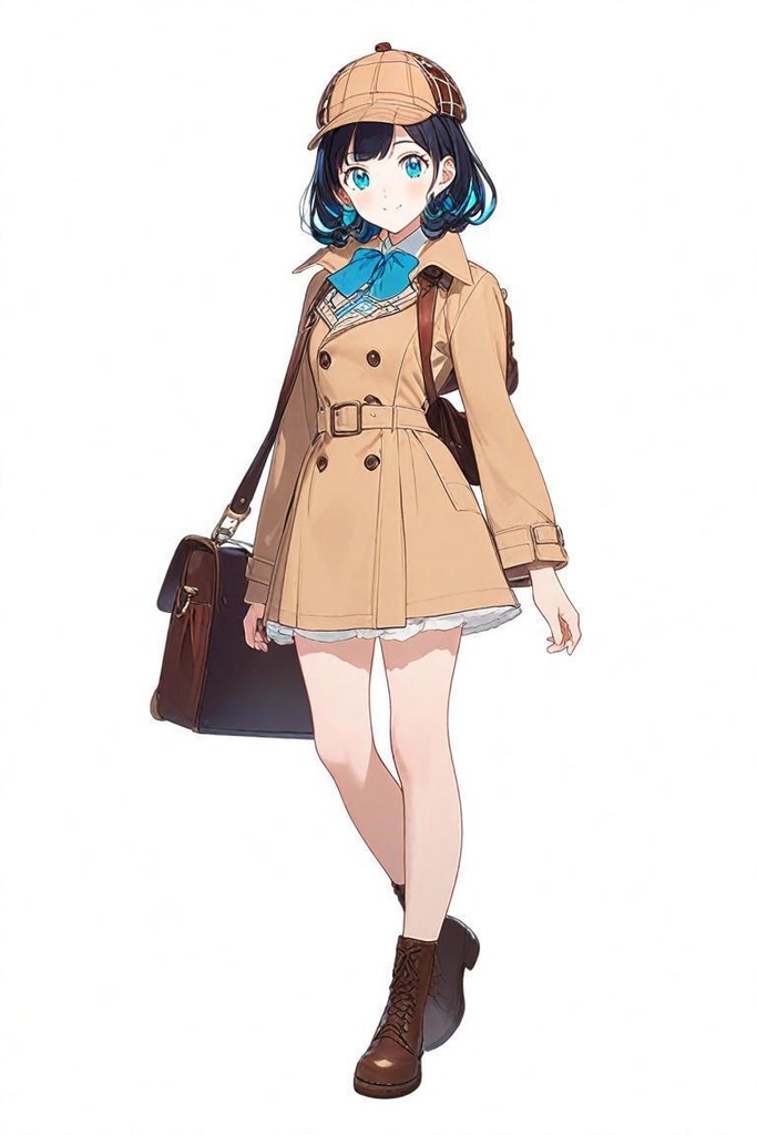 （立ち絵素材）探偵な女性たち
