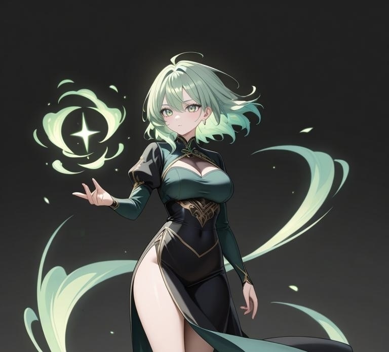 （立ち絵素材）風の魔法使いな女の子たち