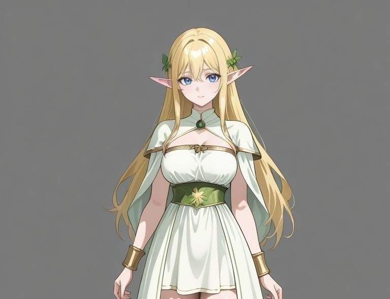 （立ち絵素材）エルフ族な女性たち