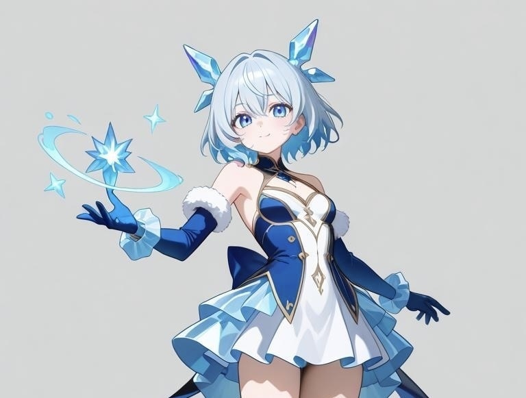 （立ち絵素材）氷の魔法使いな女の子たち