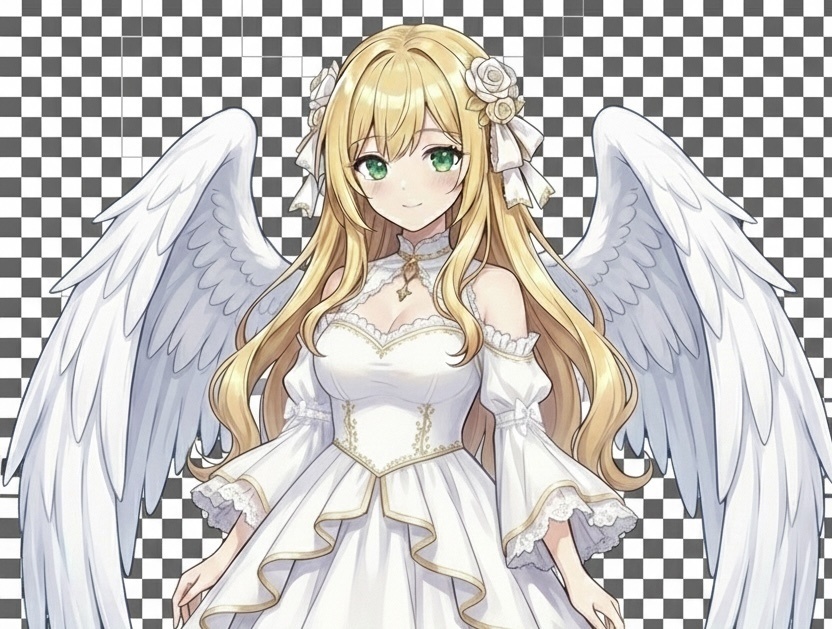 『立ち絵素材』天使ちゃん（差分あり）