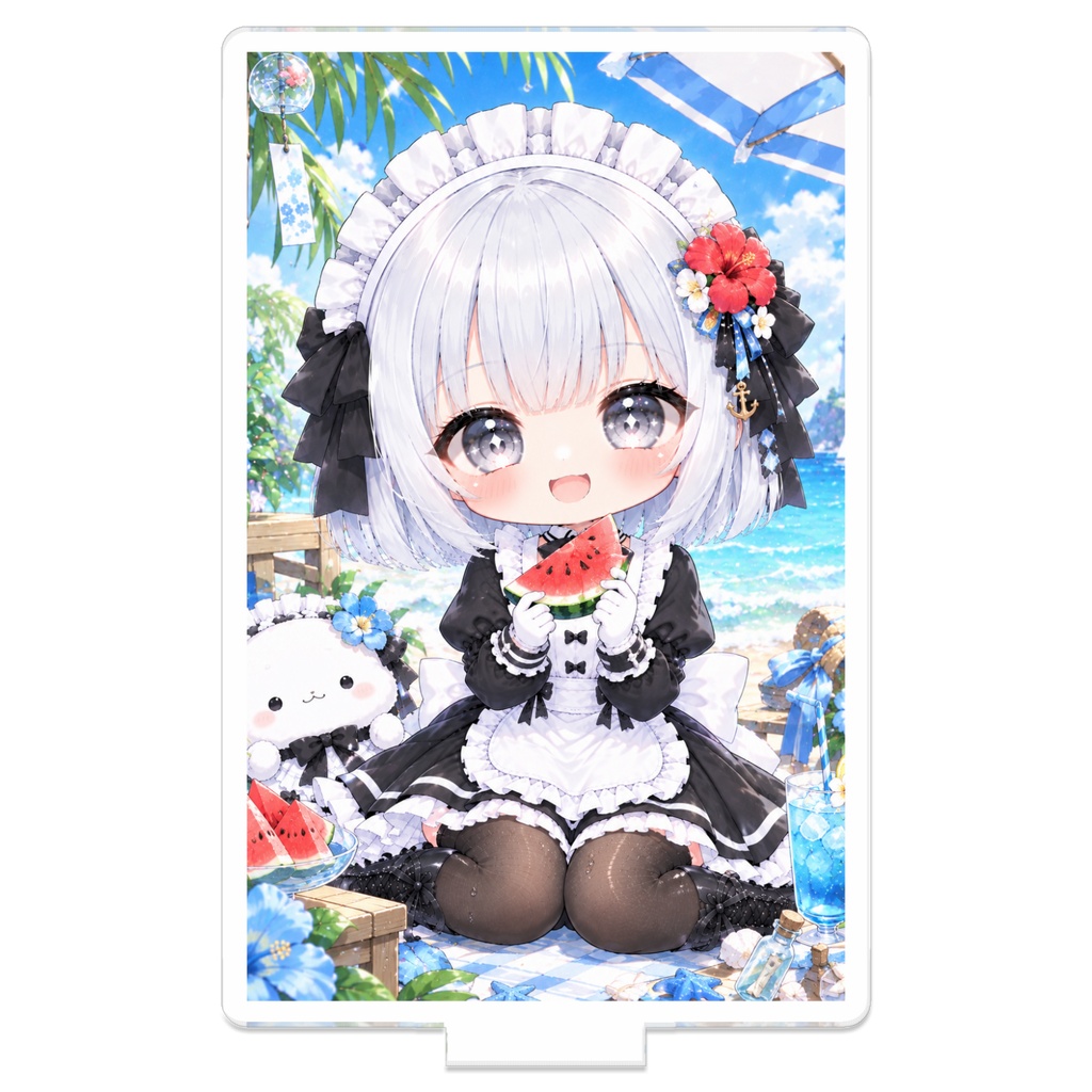 ちびメイドつながるアクスタ7月ver