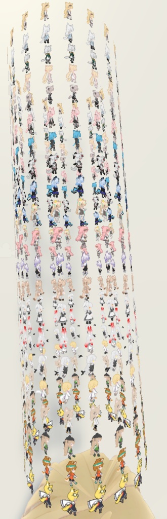 【全21キャラ】ちびキャラてくてくヘイロー【今後も追加予定】