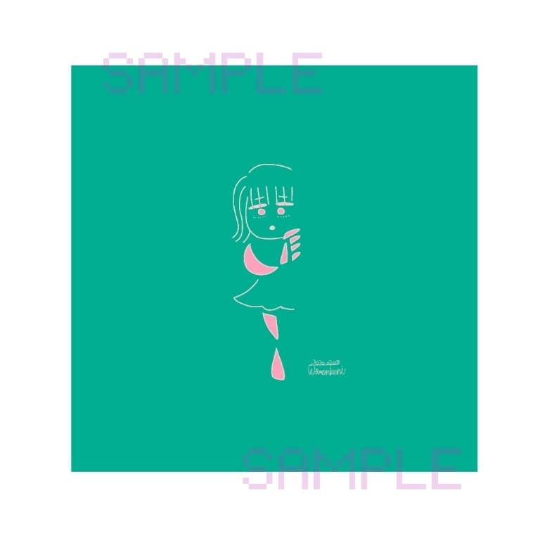 リクエストイラスト(ミニ色紙)