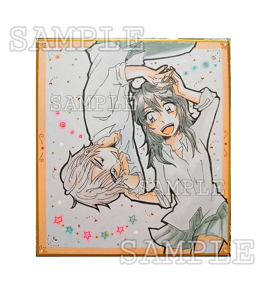 リクエストイラスト(ミニ色紙)