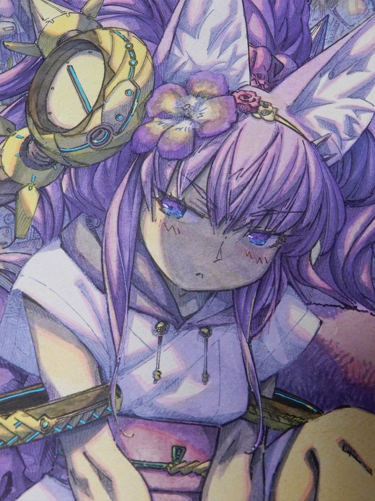 【額装済み:手ぬぐいサイズワトソン紙水彩】起きろ残骸