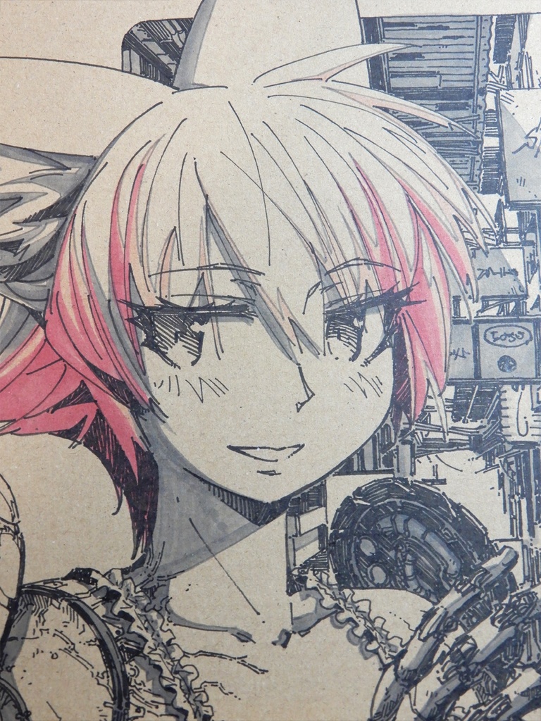 【額装済み:LPジャケット水彩】雰囲気の違う薬指