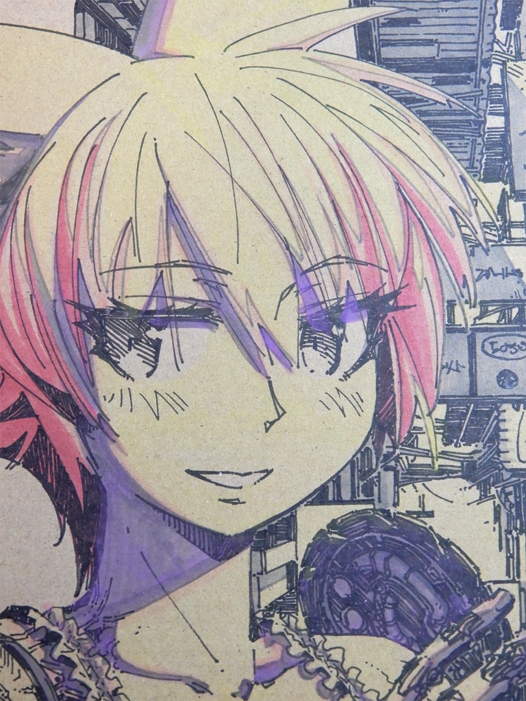 【額装済み:LPジャケット水彩】雰囲気の違う薬指