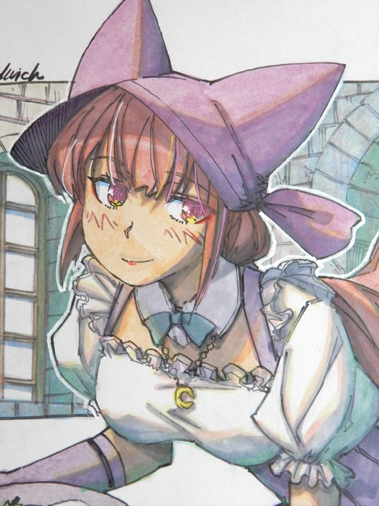 【色紙水彩】おやつ担当