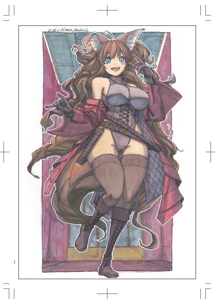 【本】meizイラスト資料集 アナログイラスト編14