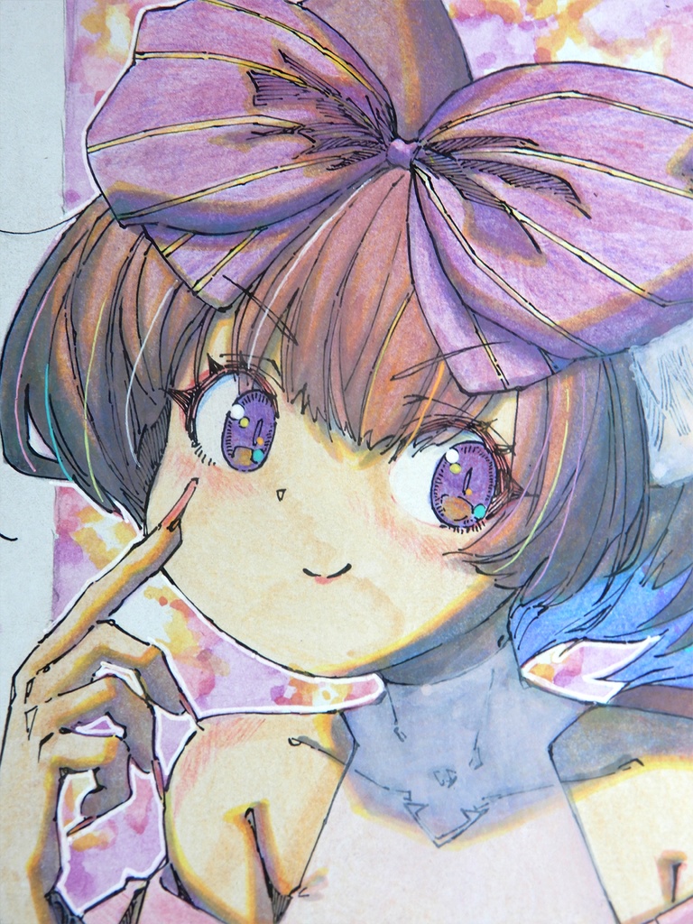 【中色紙水彩】シノっち実験作