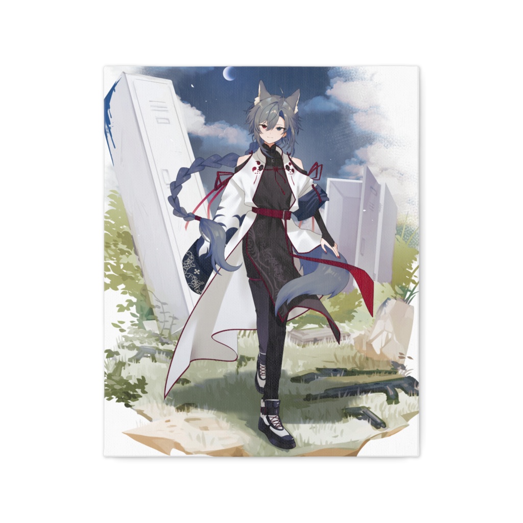 明月ゼルク　キャンバスアート