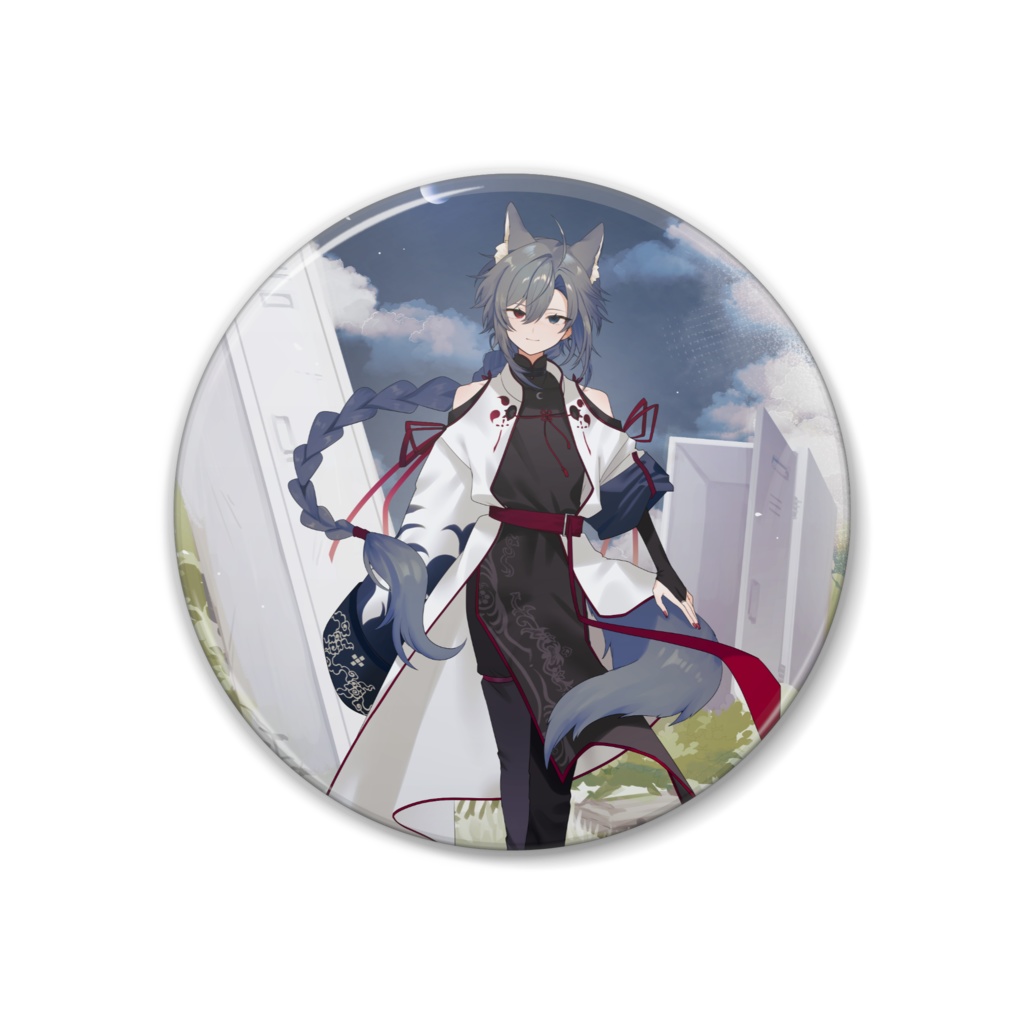 明月ゼルク 缶バッヂ