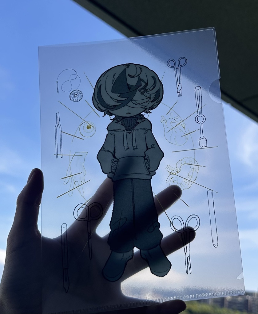 じそクリアファイル 蓼川