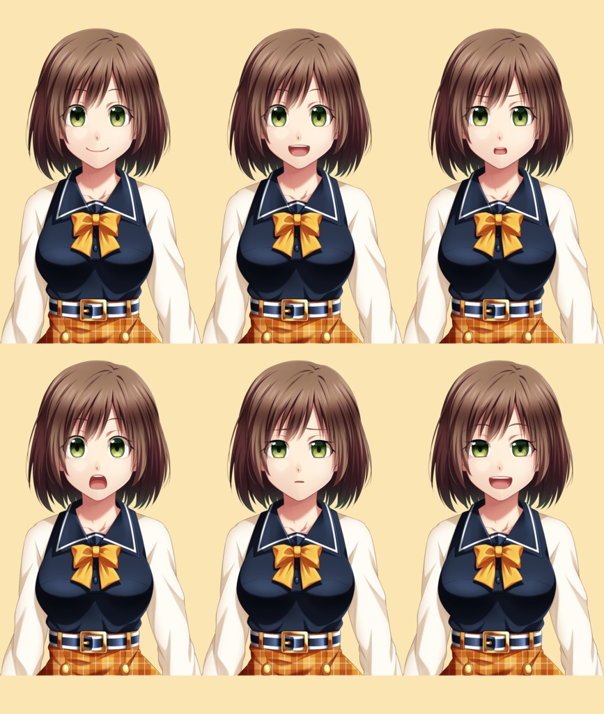 女子学生立ち絵素材(単体販売あり°˖✧)