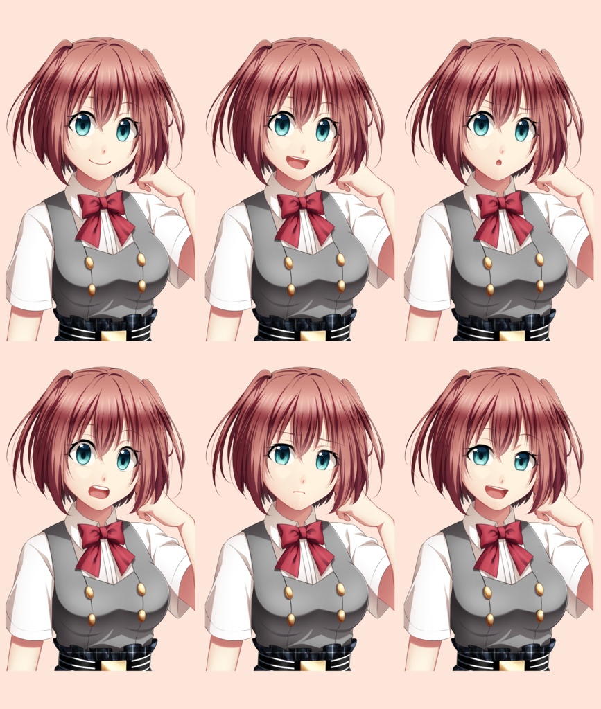 女子学生立ち絵素材(単体販売あり°˖✧)