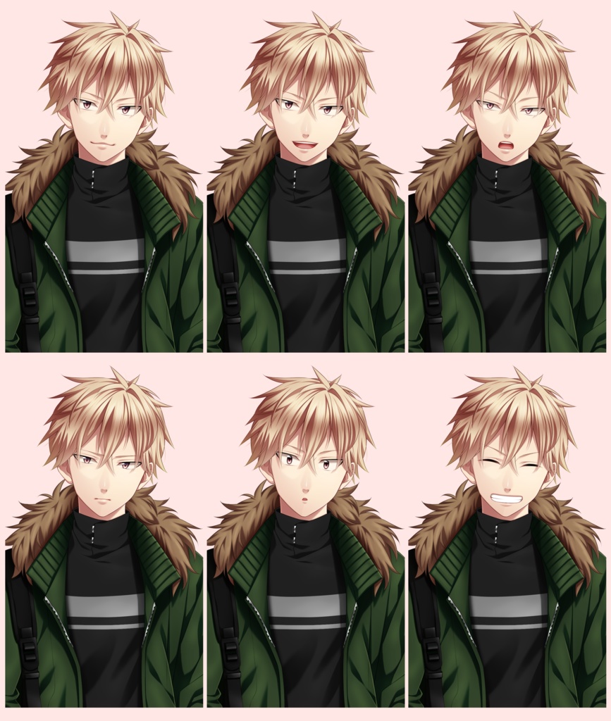 男子立ち絵素材(単体販売あり°˖✧)