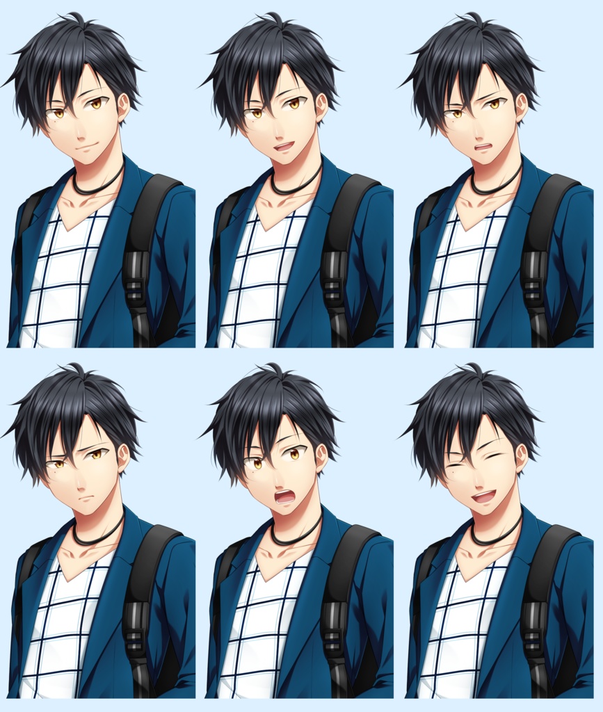 男子立ち絵素材(単体販売あり°˖✧)