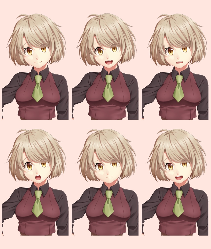 女子学生立ち絵素材②(単体販売あり°˖✧)