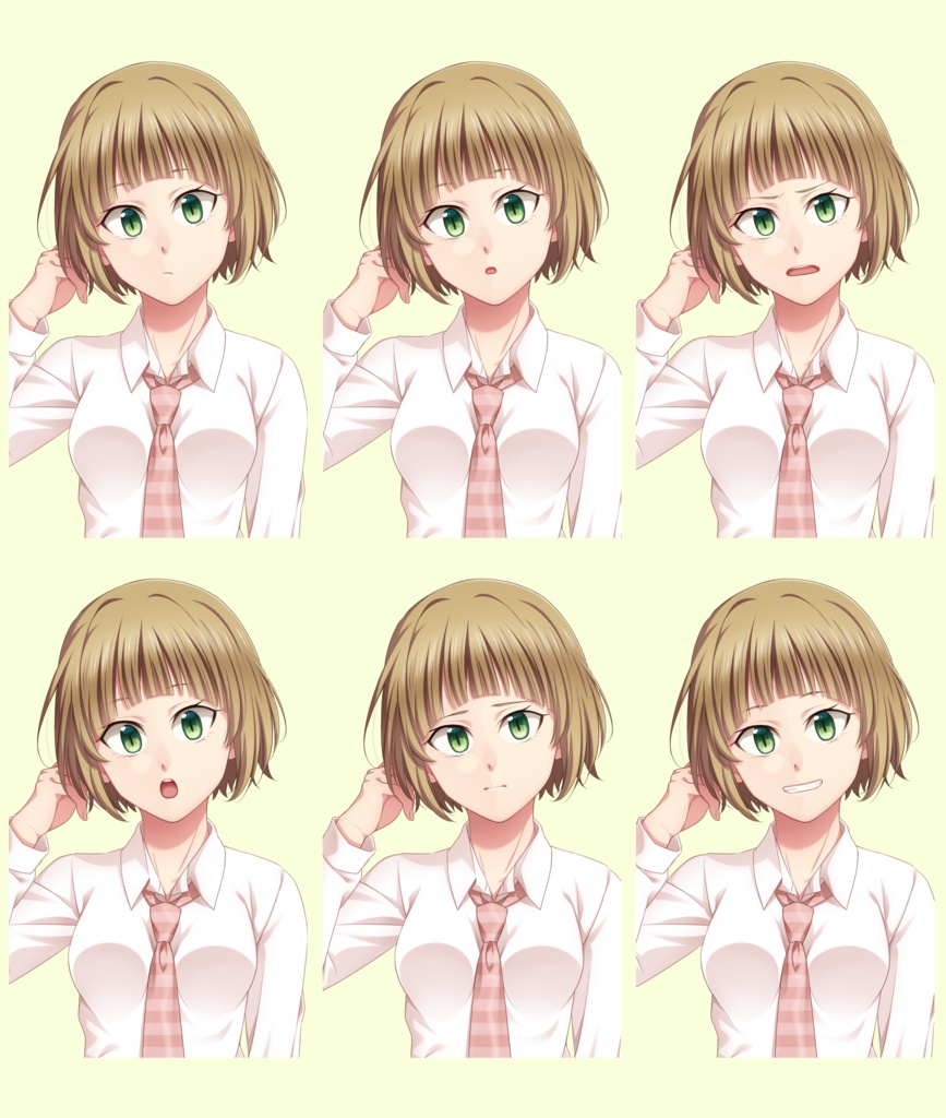 女の子立ち絵素材②