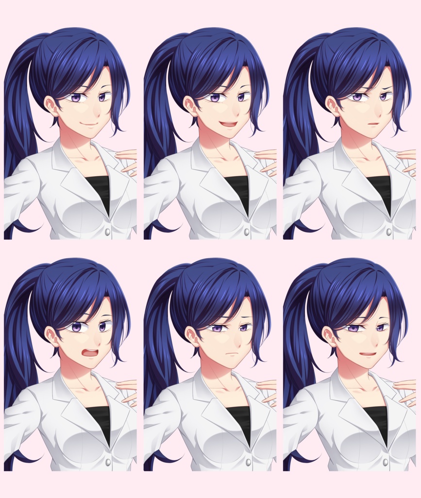 女の子立ち絵素材②