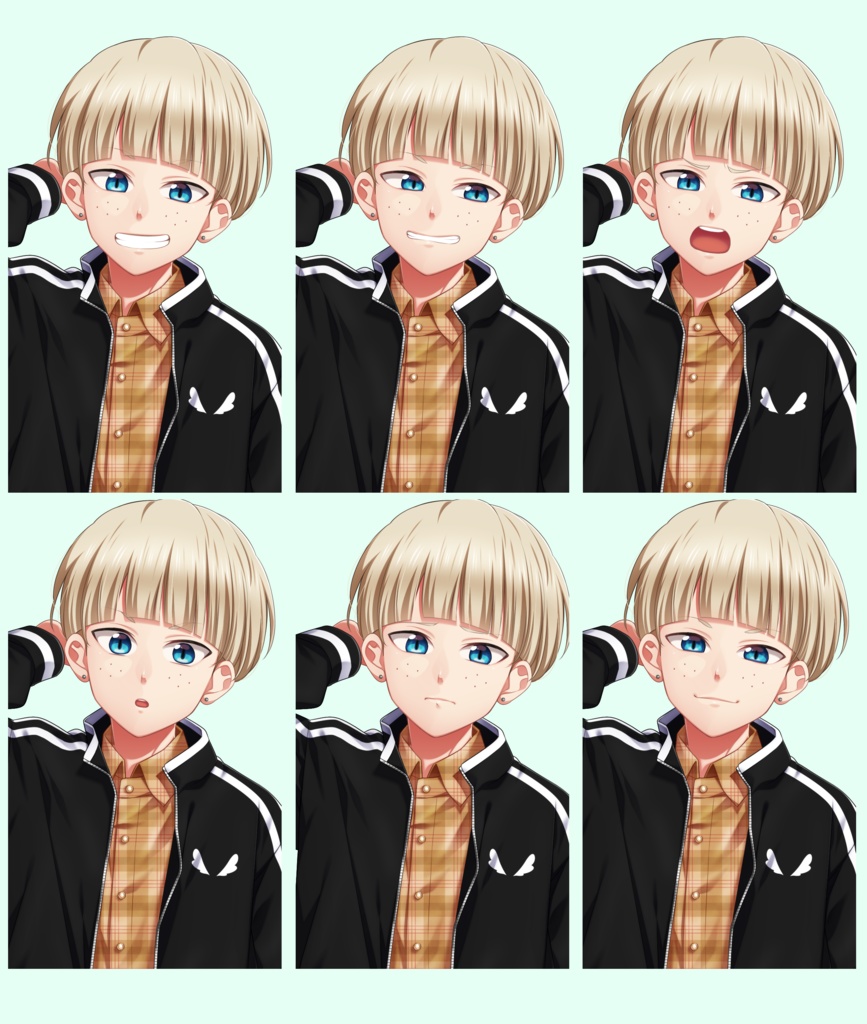 小悪魔系GIRLandBOY立ち絵素材(単体販売あり°˖✧)