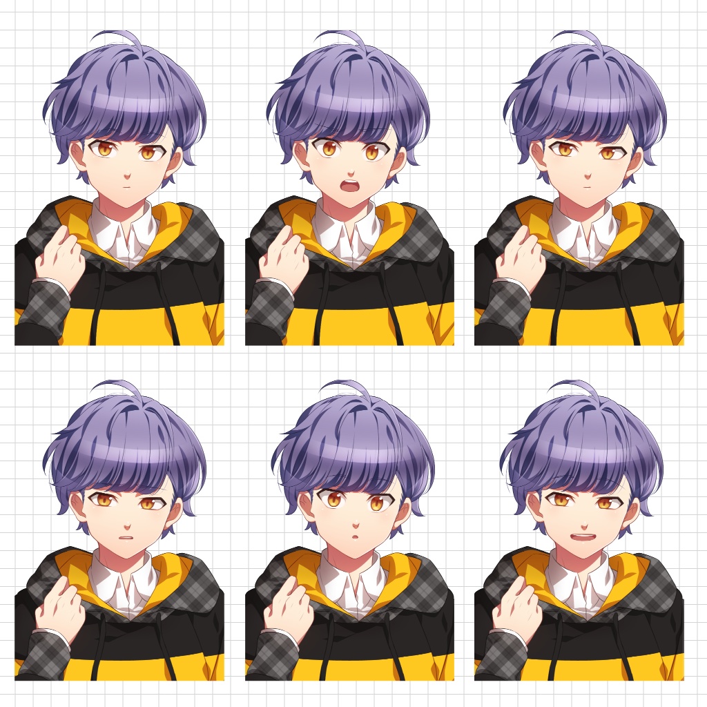 男子立ち絵素材②(単体販売あり°˖✧)