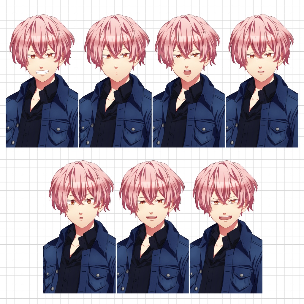 男子立ち絵素材③(単体販売あり°˖✧)