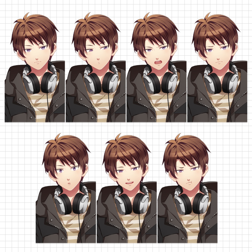 男子立ち絵素材③(単体販売あり°˖✧)