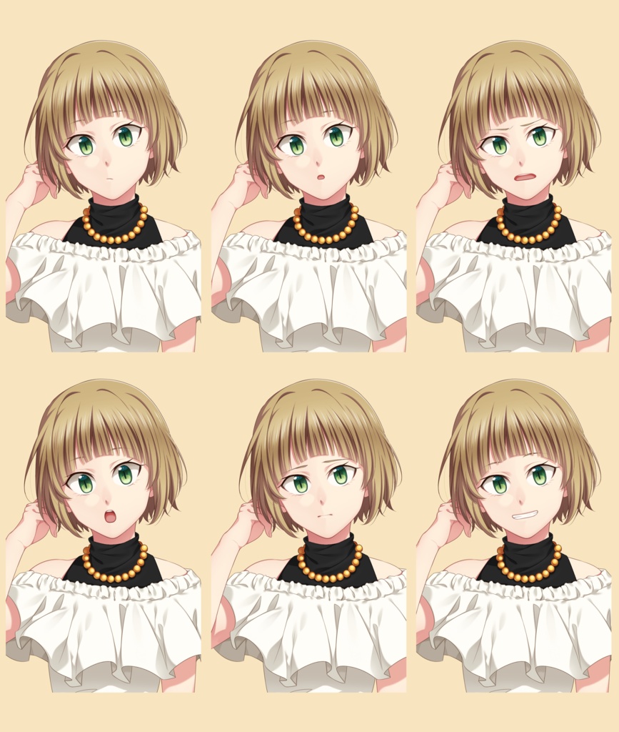 金髪好き集まれ!金髪女子立ち絵素材