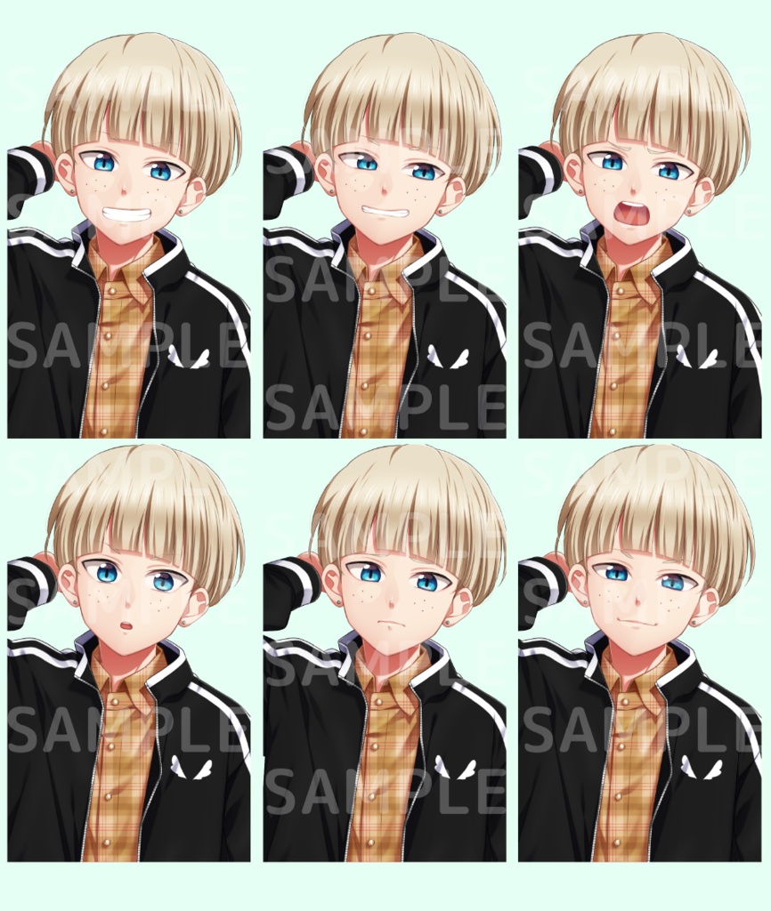 男子立ち絵素材④(単体販売あり°˖✧)