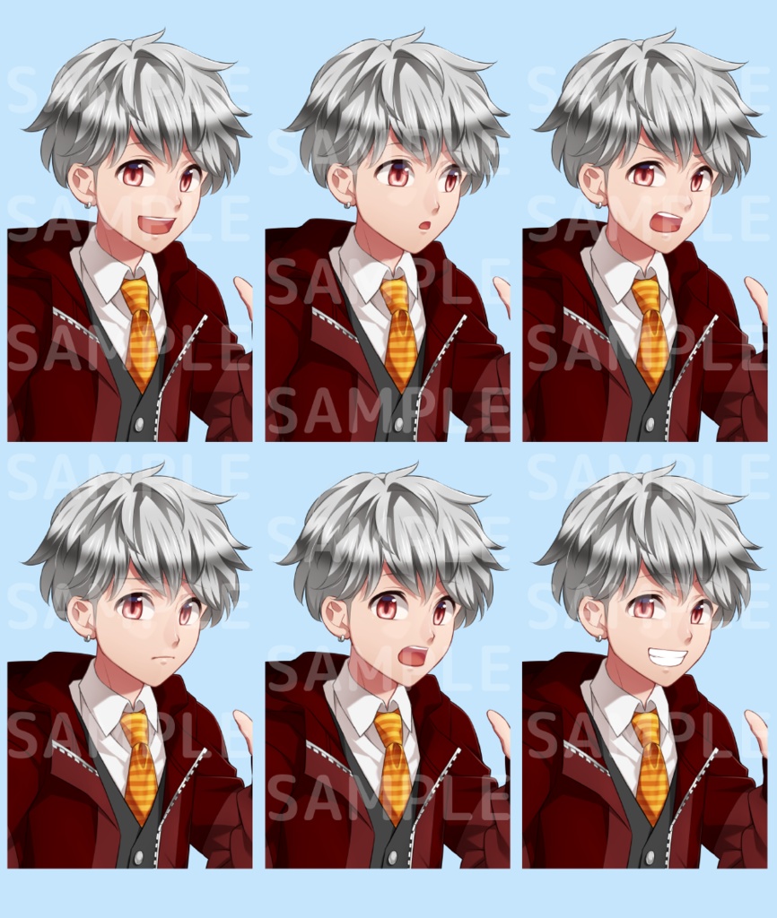 男子立ち絵素材④(単体販売あり°˖✧)