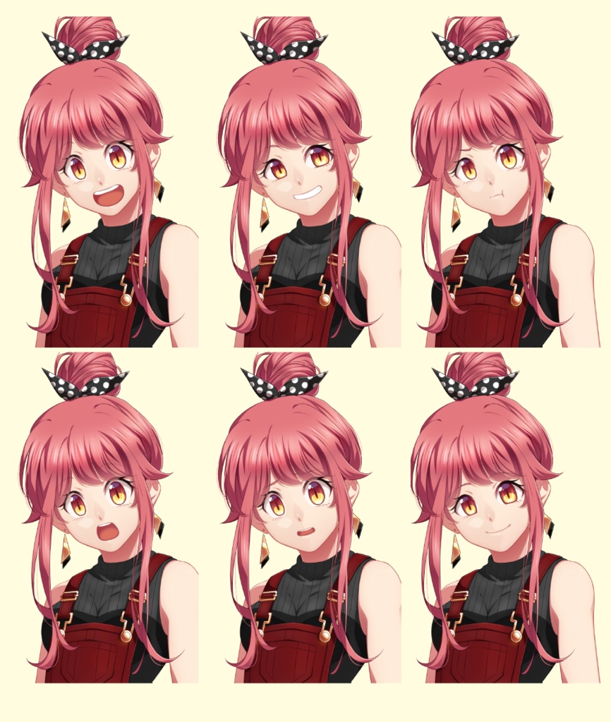 ピンク髪好き集まれ!ピンク髪女子立ち絵素材