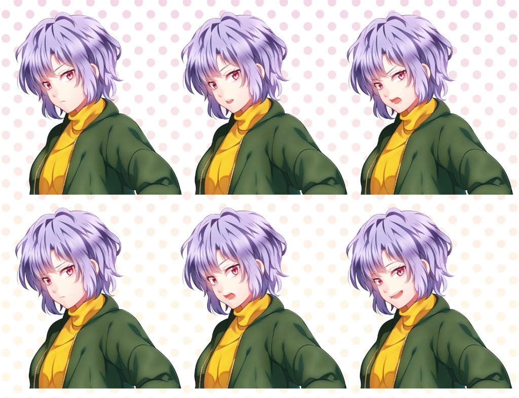 女の子立ち絵素材④(単体販売あり°˖✧)