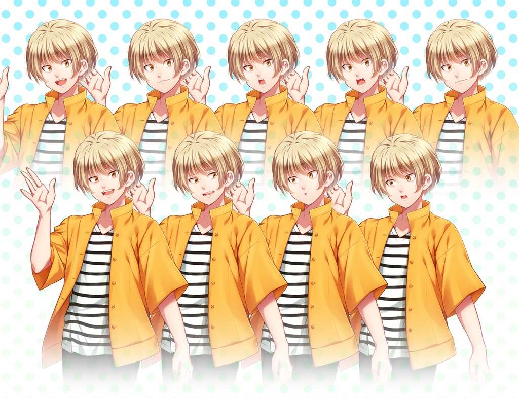 男子立ち絵素材⑤(単体販売あり°˖✧)