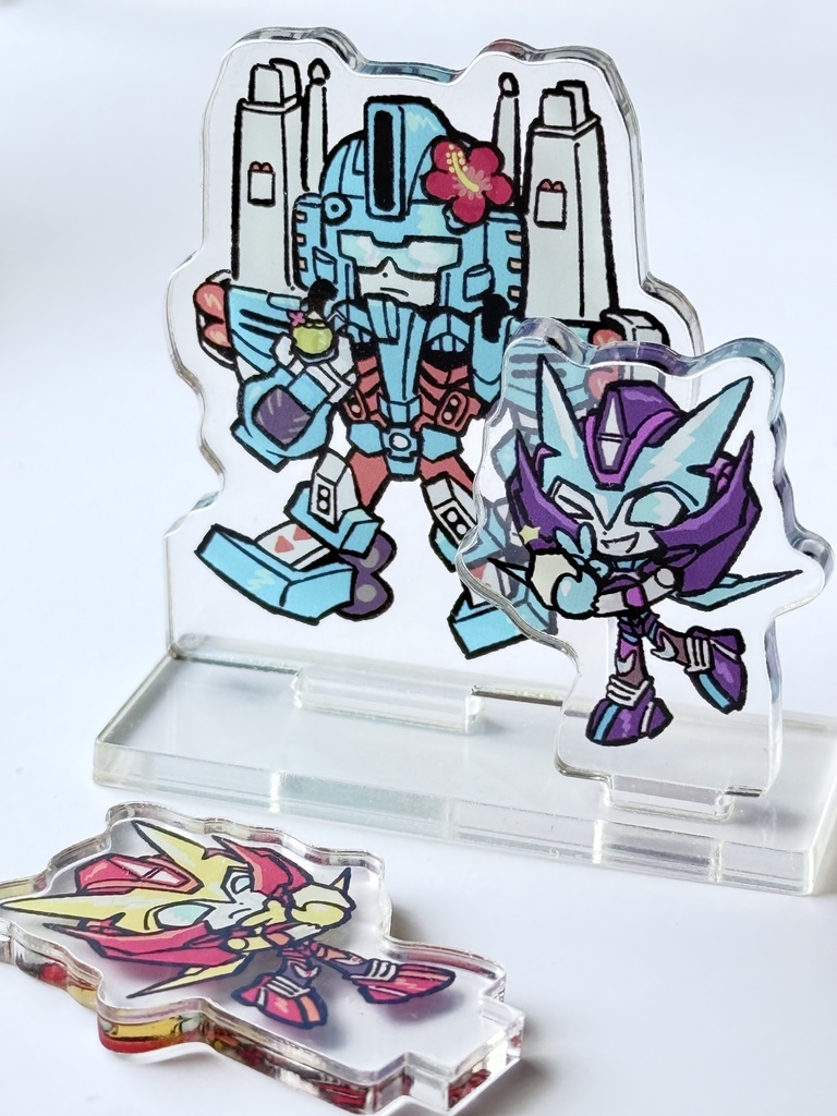 ロディマスとウルトラマグナスのアクリルスタンド