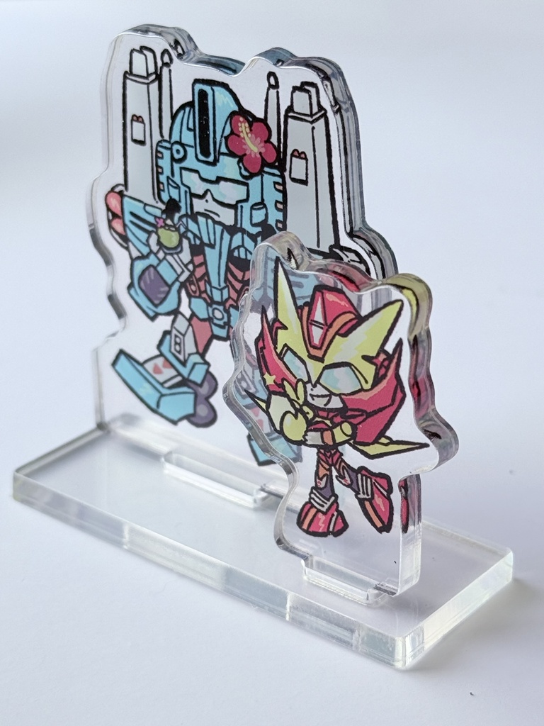 ロディマスとウルトラマグナスのアクリルスタンド