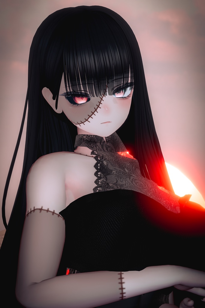 つぎはぎテクスチャ for セレスティア // Patchwork skin Texure for Selestia