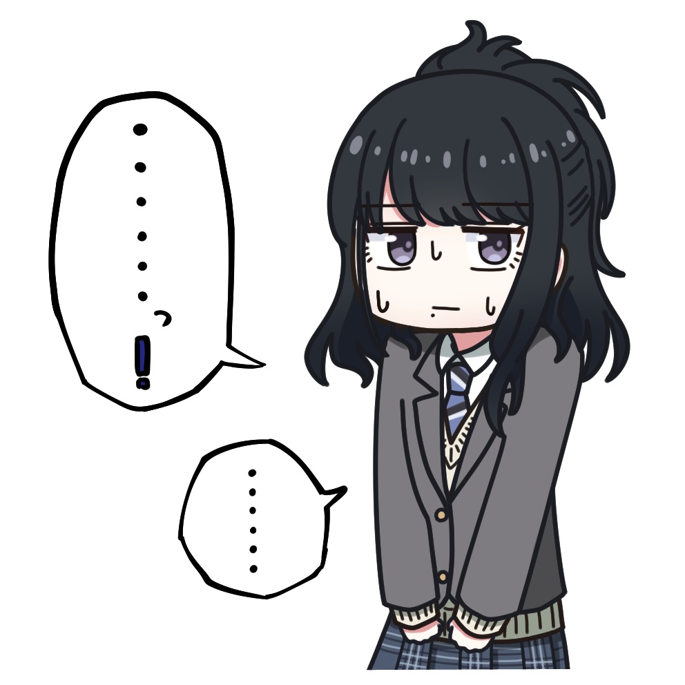 気まずそうな灯織のアクスタ