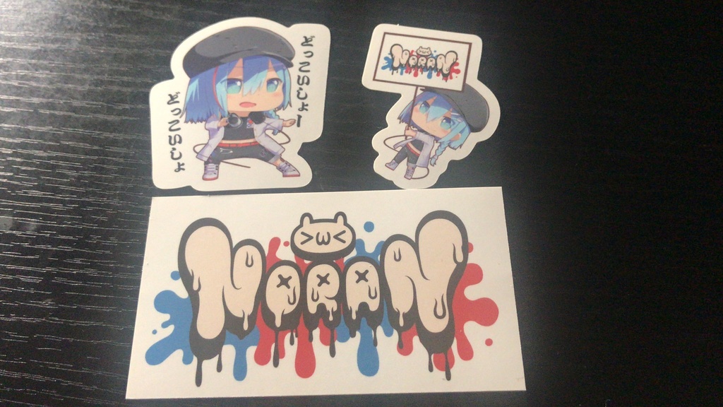 アクキー ＆ ステッカーセット(通常配送)