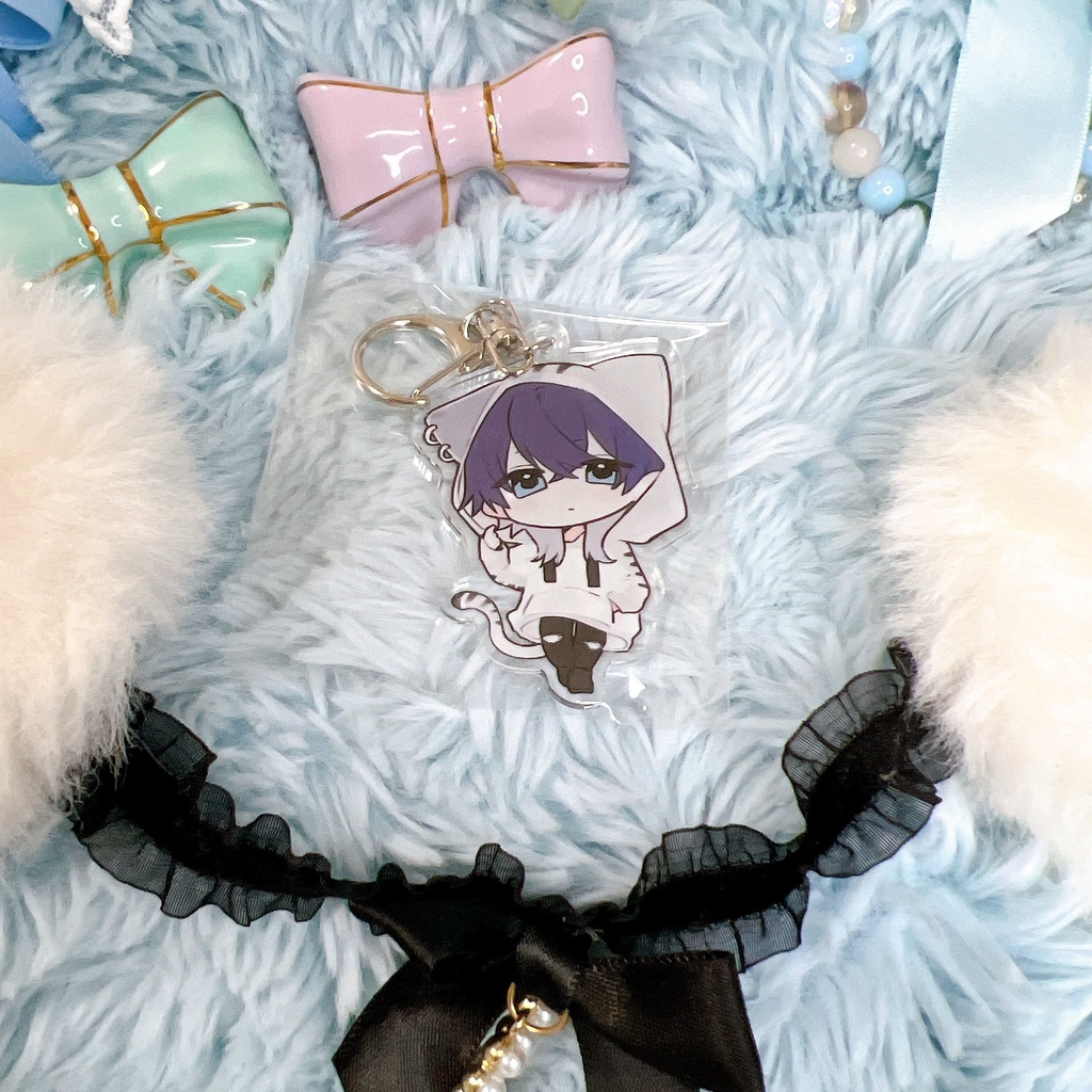 琉杏 #すぷらいぶ 猫耳パーカーアクキー