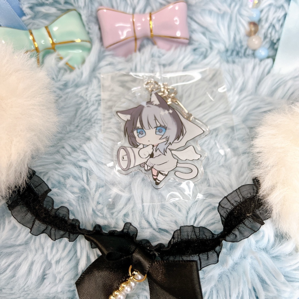 coco #すぷらいぶ 猫耳パーカーアクキー